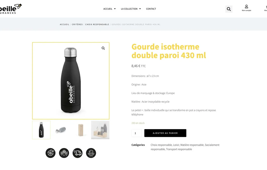 La Boutique Abeille (Abeille Assurances, via Maranello)